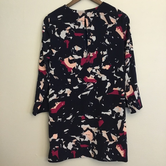 Banana Republic Abstract Print Shift Mini Dress Size XS - Picture 3 of 13